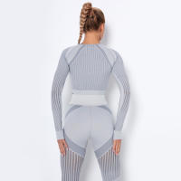 NCLAGEN Leggings De Yoga Para Mujer Cintura Alta Sin Costuras Transpirables Malla Deportivas Para Gimnasio Running Y Yoga - details 14