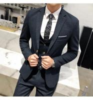 Traje De Moda Para Hombre 2025 (Blazer+Chaleco+Pantalones) Estilo Artístico Casuero Elegante Talla M-5XL Adecuado Para Bodas Y Trabajo - details 27