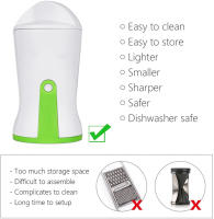 LMETJMA Spiralizer De Acero Inoxidable Para Verduras Y Frutas Herramienta De Cocina Eco-amigable Y Resistente Para Hacer Pasta De Zanahoria KC0335 - details 2