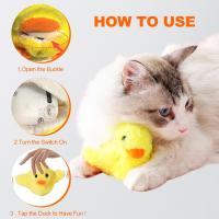 Juguete Interactivo Para Gatos Pato Flotante Y Silbante Eléctrico Recargable Con Menta De Terciopelo Juguete Para Gatos Juguetes Inteligentes - details 5