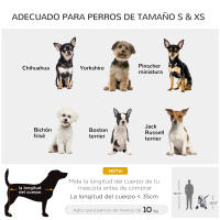 PawHut Cochecito para Mascotas Plegable Carrito para Perros Gatos con Toldo Ajustable Cesta de Almacenaje Ventanas y Portavasos Tela Oxford y Frenos 75x45x97 cm - details 6
