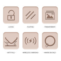 Funda Protectora Transparente Para Samsung Galaxy Buds3/Galaxy Buds3Pro Con Llavero Carga Inalámbrica Y Resistente Caídas - details 1