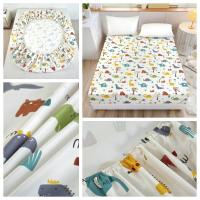 Sábana Elástica Impermeable De Poliéster UPzo Tamaño King Para Cama Con Banda Elástica Alrededor Del Matraces Diseño De Dibujos Animados Sin Funda Para Almohada - details 2