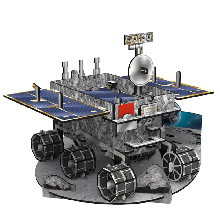 DAM. Puzzle 3D Jade Rabbit Lunar Rover 53 piezas. 13,8x13,8x11,4 cm. 14x14x11cm. - 1