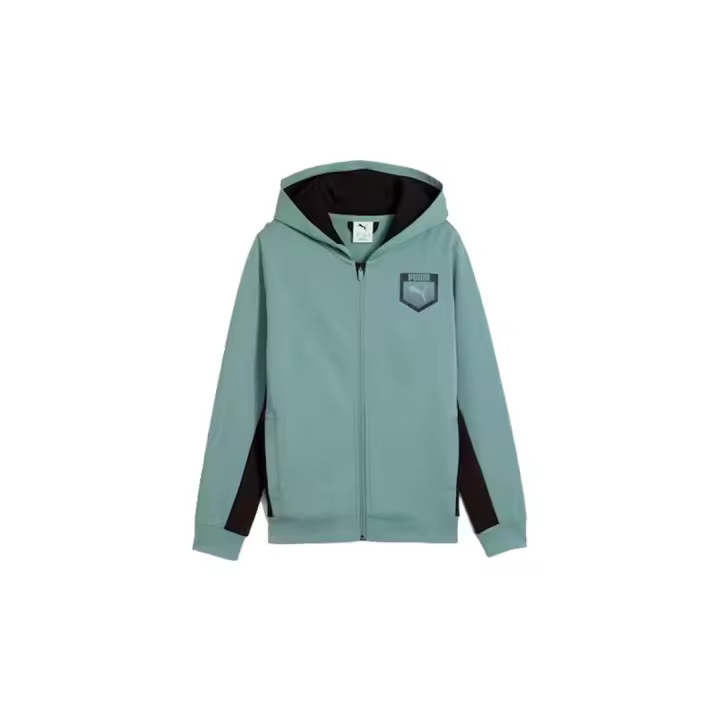 Sudadera Junior Puma Active Sports Verde - 1