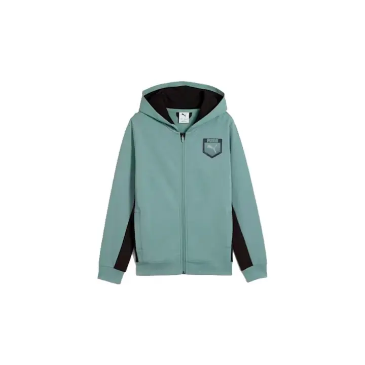 Sudadera Junior Puma Active Sports Verde - 1