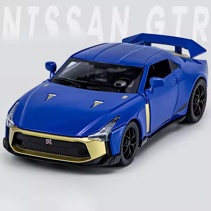 Modelo De Coche Supercar Ares GTR50 a Escala 1/32 En Aleación De Metal Con Sonido Y Luz Juguetes Colección Para Niños Regalos - 1