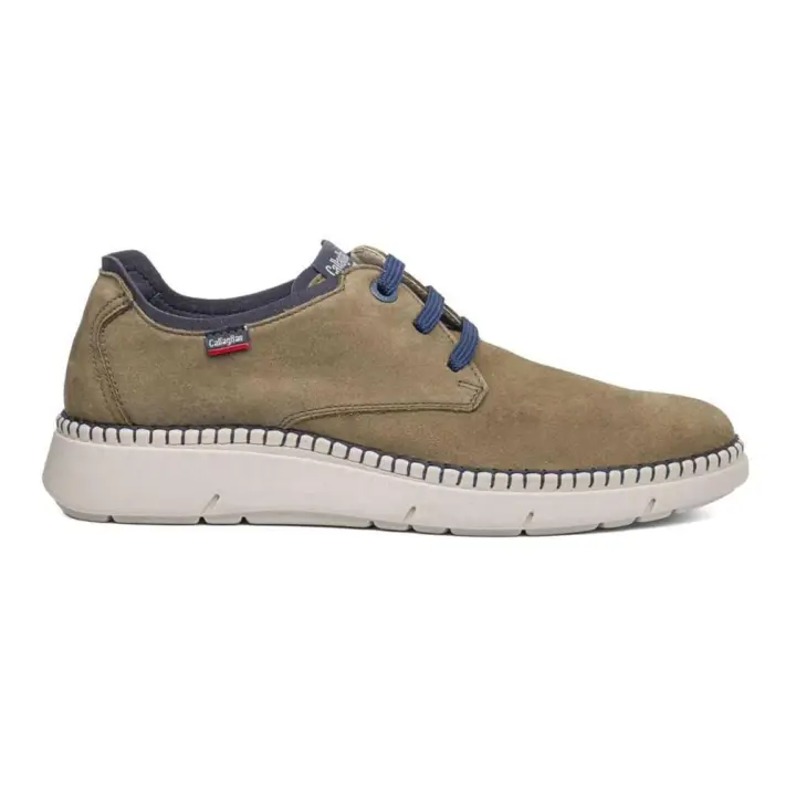 Callaghan 53500 Zapatos con cordones para hombre en beige de piel - 1