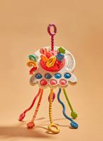 Juguetes Sensoriales Montessori De Silicona Pulpo Con Cuerda Para Bebé Juego Interactivo De Desarrollo Infantil En Preescolar - details 7