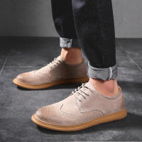 Zapatos De Cuero Genuino Para Hombre Zapatos De Negocios Retro Zapatos Formales Talla Grande De Alta Calidad Zapatos Casuales Con Diseño De Brogues - details 17