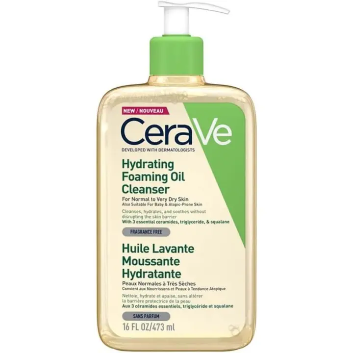 Cerave Aceite Limpiador Espumoso Cerave 473ml - 1