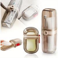 Juego De Caja De Detergente Y Portajabón De Viaje Duradero De Plástico Accesorios De Baño Perfectos Para Camping - details 10
