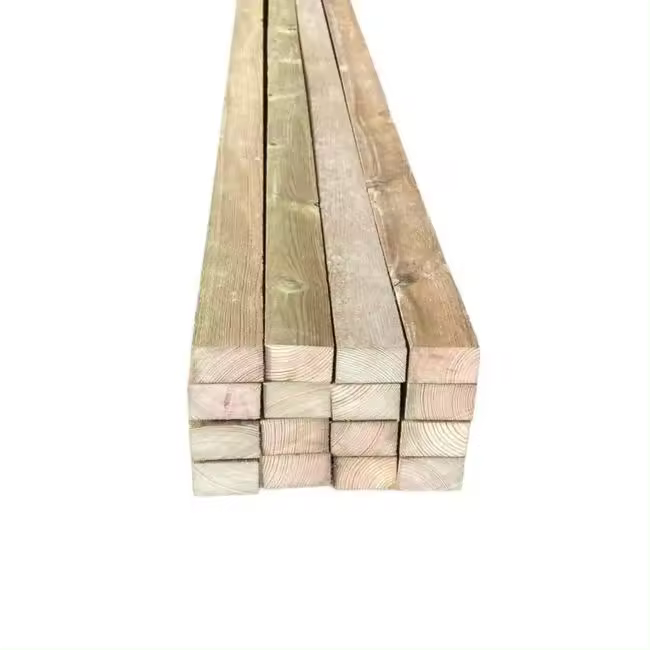 MADERTERRANEO Pack de 10 listones de pino aserrado pequeños nudos de 30x52x2000 mm - 1