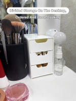 Caja De Almacenamiento De Escritorio Mini Estilo Cajón Para Joyería Y Artículos Misceláneos Tres Capas Partitioned Ecológica - details 3