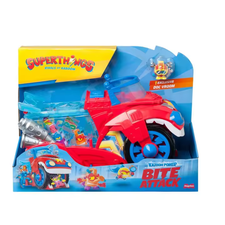 Camion Superthings S Bite Attack. Incluye un Doc y Room exclusivo. 22x30x13 cm (Magic Box PSTSP114IN30) - 1