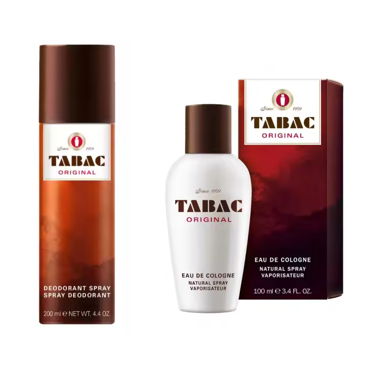 PACK Tabac Original - Eau de Cologne 100ml + Desodorante Spray 200ml Para Hombre - 1