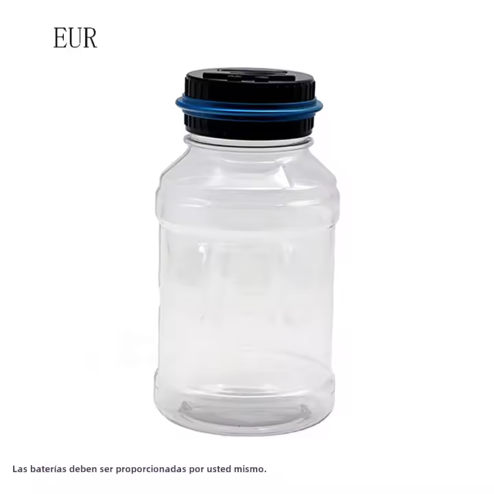 Caja De Ahorro Electrónica Con Contador De Monedas LCD Caja De Almacenamiento De Monedas Para Dólares Y Euros Regalo Útil Para Niños Y Adultos - 1