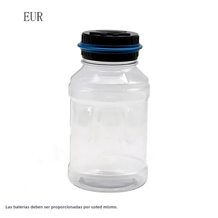 Caja De Ahorro Electrónica Con Contador De Monedas LCD Caja De Almacenamiento De Monedas Para Dólares Y Euros Regalo Útil Para Niños Y Adultos - 1