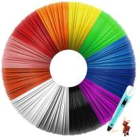 Filamentos Boli 3D, 12 Filamentos para Boligrafo 3D de Colores de 3 Metros cada uno, Filamentos PLA para Boli 3D de Máxima Calidad (Monxu) - details 7