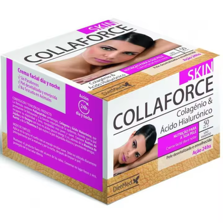 Dietmed Crema Skin Collaforce - Colágeno y Ácido Hialurónico - Cuidado de Piel Desvitalizada - 50 Ml - 1