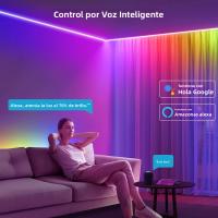 Tira De LED RGBIC Tuya Smart WIFI Flexible 12V IC Addressable WS2811 Para Alexa Google Control Por APP Luz Neón RGB Para El Hogar - details 8