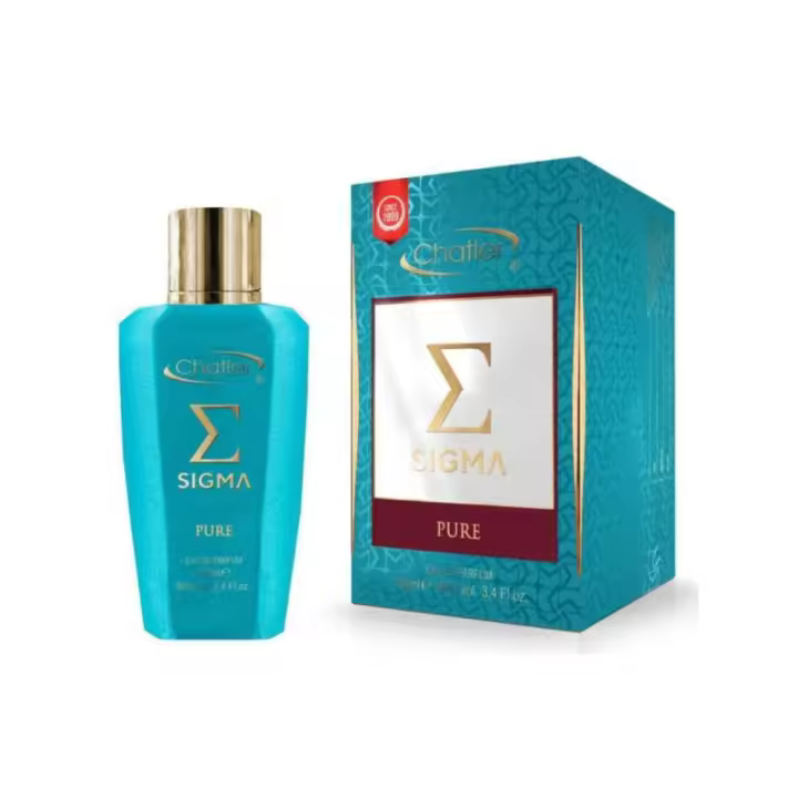 EAU DE PARFUM SIGMA PURE UNISEX 100ML------SUPERTOP VENTAS----MARCA CHATLER----DURACIÓN LARGA 8 HORAS - 1