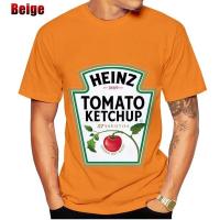 Camiseta De Tomate Heinz Moda Verano Para Hombres Y Mujeres Estilo Casual Hip-Hop Cuello Redondo Manga Corta Top Transversal - details 14