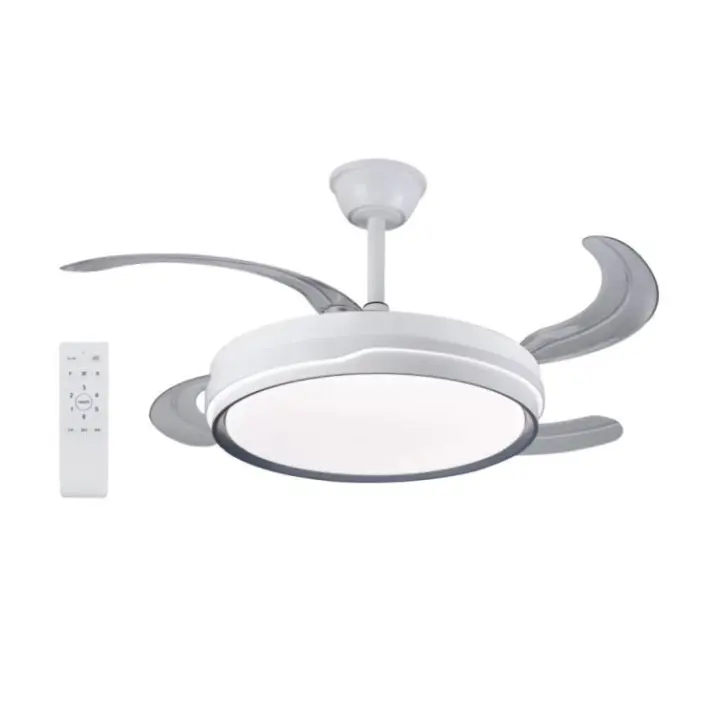 Ventilador de Techo con Luz LED 70W y Control Remoto 107cm 6 Velocidades Temporizador Iluminación Regulable 3000K-4200K-6500K Función Reversible Silencioso y Eficiente - 1