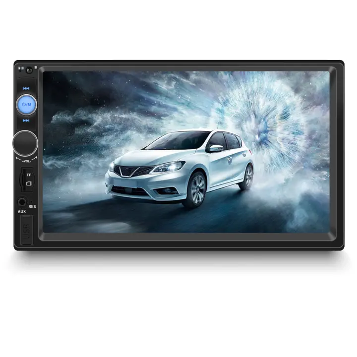Reproductor Multimedia Para Coche Con Pantalla Táctil De 7 Pulgadas Sistema Inteligente Universal MP5 Soporte Tarjeta TF Y USB - 1
