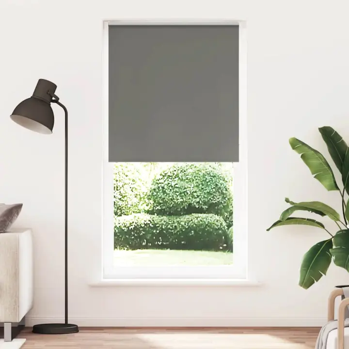 Estor Enrollable Opaco gris 95x210 cm Tela Ancho 95x130 cm - 1