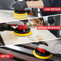 NuoDunco Soplador Orbital Pneumático 5/6 Pulgadas 125mm/150mm Máquina De Polimolde Con Vacío Herramientas Pneumáticas Para Pintura Y Lijado - details 8