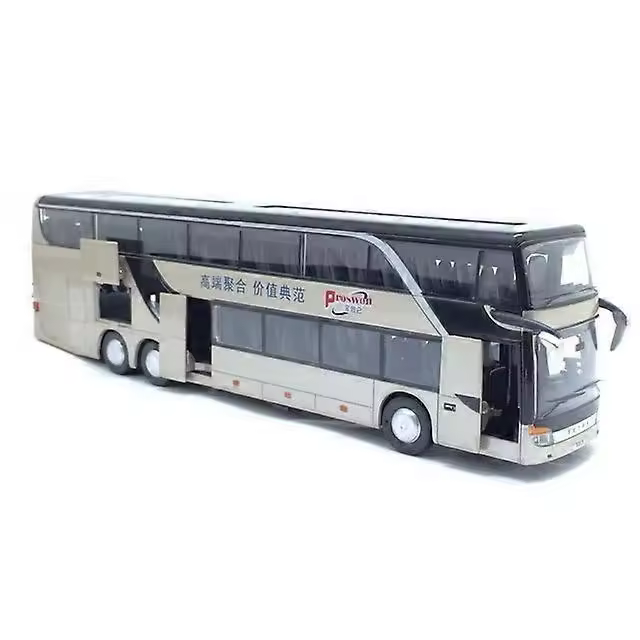 Autobús de juguete de aleación con retroceso - 1