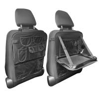 Bolsa Organizadora para Asiento de Coche con Bandejita,Múltiples Bolsillos, Fácil de Instalar y Óptimo Espacio de Almacenamiento - details 0
