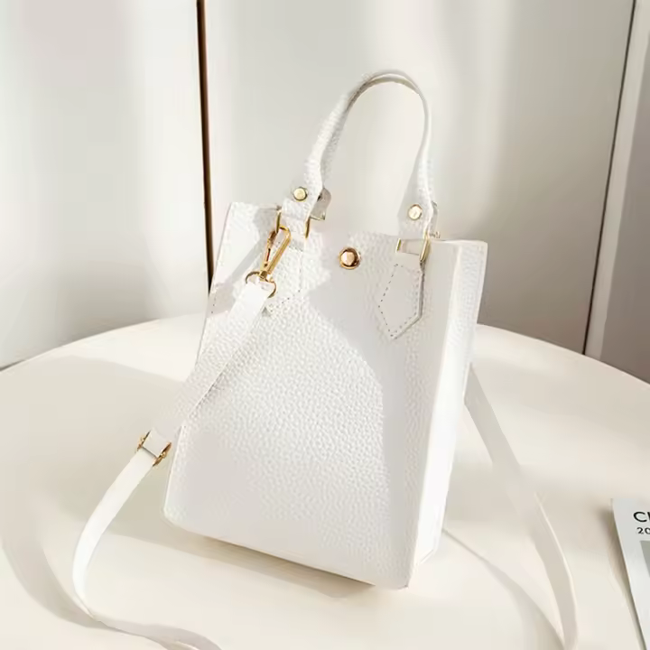 Bolso De Mano Para Mujer 2024 Moda Verano Bolso Cruzado De Hombro Solid Color Todoterreno Monedero De Mujer - 1