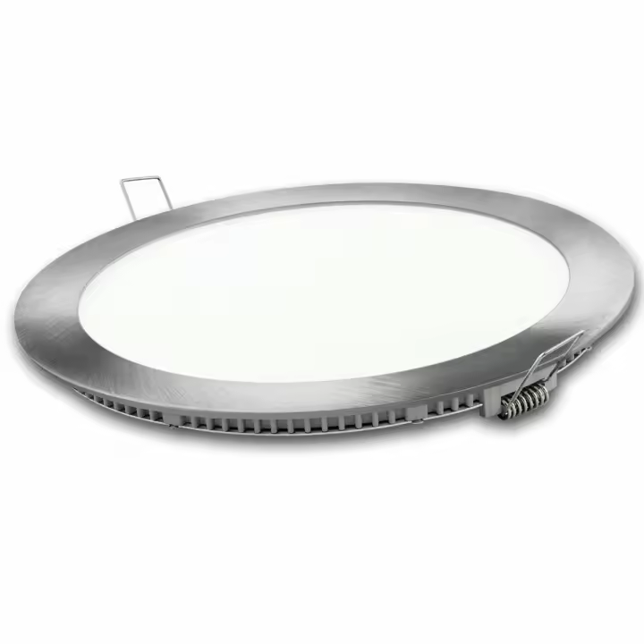 DOWNLIGHT LED REDONDO PRATA MATEL 3W NEUTRO - 1