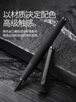 LT Hongdian 517D Pluma De Tinta Negra Warrior Personalizable Para Estudiantes Y Oficina Pluma De Metal Con Tungsteno Estilo Clásico - details 1