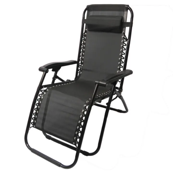 ALLINLIFE Silla plegable camping Tipo Tumbona  de mentira antivuelco y multiposición - 1
