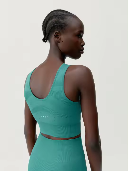 Born Living Yoga Top Alana Biscay Green - 1