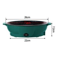 Plancha Eléctrica 110V Para Barbacoa Con Superficie Plana Grill Antideslizante Con Manos Antigolpe Nonstick Para Camping Y Hornear - details 5