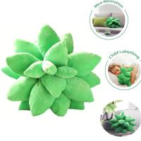 Almohada De Suculento De 25 Cm De Tamaño Plush Creativa Rellena Para Decoración De Hogar Regalos De Cumpleaños Para Niños Regalo De Navidad - details 8