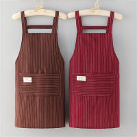 Aguayos De Cocina De Lona Nueva Moda Para Hombres Y Mujeres Adecuado Para Chef Trabajo En Grill Restaurante Bar Tienda Cafeterías Estudios De Belleza Uniforme - details 2