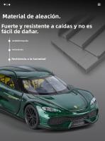 Modelo De Coche De Lujo Gemini GT a Escala 1:32 En Aleación Con Sonido Y Luz Regalo Para Niños Vehículo De Simulación Coleccionable - details 7