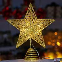 Estrella LED Para Árbol De Navidad Tamaño Grande Alimentado Por Baterías Decoración Para Sala De Estar Jardín Fiesta Año Nuevo 2025 - details 30