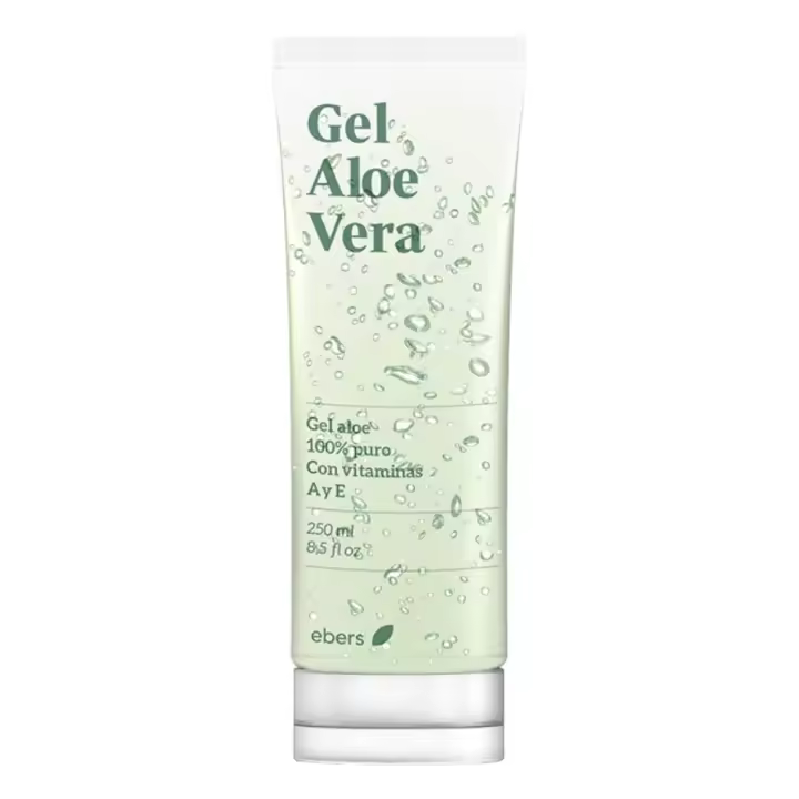 Gel Aloe Vera Con Vitaminas A Y E 250ml Ebers - 1