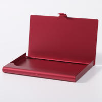 Caja De Metal Para Tarjetas De Negocio Creativa De Aleación De Aluminio Portaidentificación Y Monedas Unisex Colorido - details 39