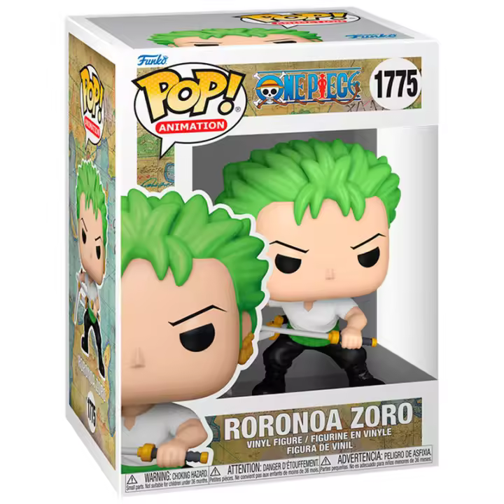 Figura Pop One Piece Roronoa Zoro-Figura de Vinilo Coleccionable - Idea de Regalo- Mercancia Oficial - Juguetes para Niños y Adultos - Movies Fans - Muñeco para Coleccionistas y Exposición - 1