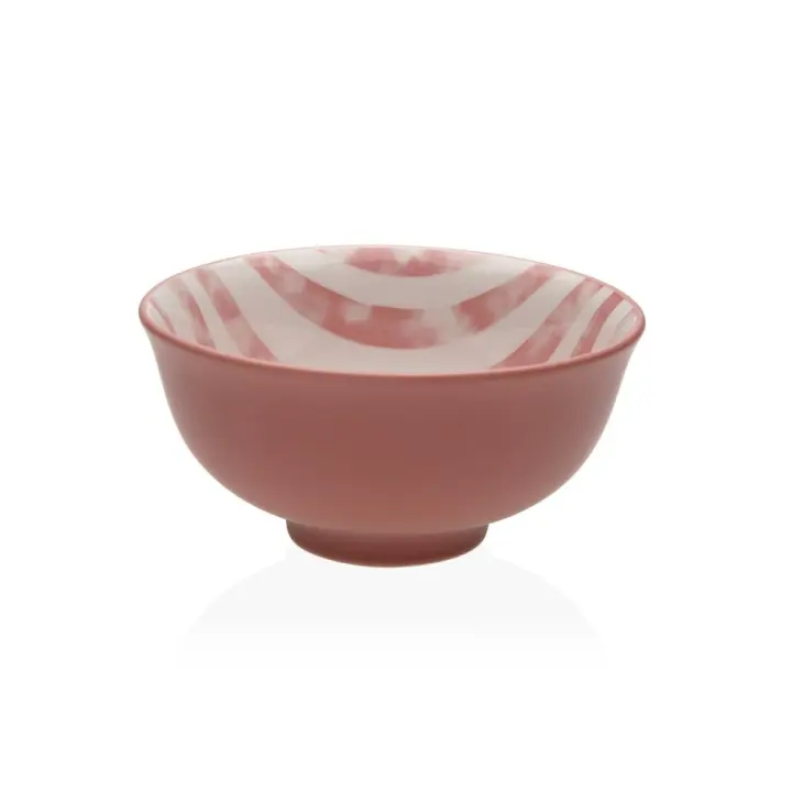 Set 3 Cuencos Avalon Porcelana Rosa y Blanco (8,5dx5 cm) - 1
