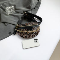Bolsa De Cintura Para Mujer Con Estampado De Leopardo Bolso De Pecho De Moda Bolsa Cruzada De Hombro Sencilla Bolsa De Teléfono Para Dama - details 9