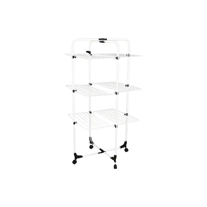 Cofan Tendedero de Torre | Fabricado en Acero Pintado y Polipropileno | Medidas 70 x 60 x 137 cm | 3 Niveles de Tendido - 1