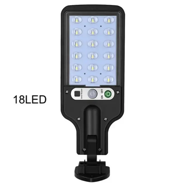 Lámpara De Muralla Solar Exterior LED Con Sensor De Movimiento Impermeable 3 Modos Iluminación De Seguridad Para Jardín Patio Camino - 1